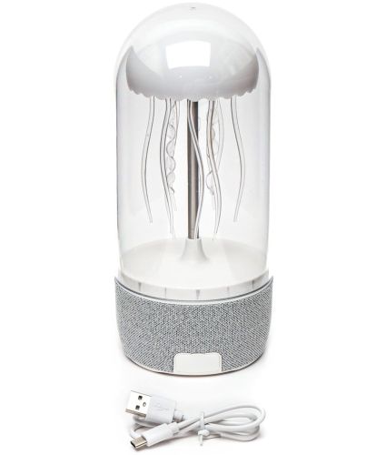Портативная Bluetooth колонка ночник Медуза Jellyfish Speakers MAX 113 настольный беспроводной блютуз светильник с RGB подсветкой и SD картой от USB