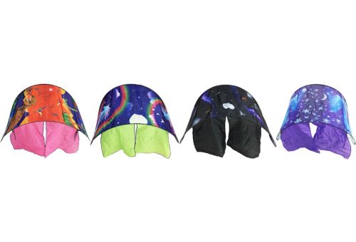 Детская игровая палатка для сна Dream Tents Glow Звездное небо тент балдахин для детской кроватки с LED подсветкой, пультом управления и сумкой
