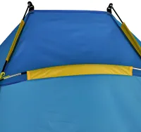 Пляжний двомісний намет-тент «Ракушка» Send Tent WM-0T103, синій, 210×120×105 см — автоматичний туристичний намет-тент із каркасом для кемпінгу