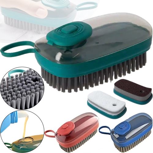 Универсальная чистящая щетка Hydraulic Cleaning Brush HX8818 3в1 для мытья посуды и чистки одежды, Губка щётка с насадками для разных поверхностей
