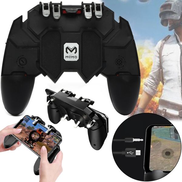 Тригери для смартфона Mobile Controller AK - 66 бездротовий геймпад джойстик для гри на телефоні IOS Android, універсальний геймпад-джойстик AK66