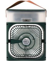 Настільний вентилятор зі зволожувачем Air Cooler Fan CX-39 600 мл кондиціонер з водяним охолодженням повітря, відсіком для льоду і RGB підсвічуванням від USB