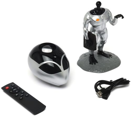 Лазерний проектор зоряного неба інопланетянин Aliensun Star Projector LED лампа c проекцією космосу, нічник прибулець повторює слова з пультом