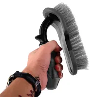 Щітка для чищення автомобільних шин Car Clean Brush T-631 13 см чистяча щітка для миття, гуми та очищення килимків у важкодоступних місцях Navaliya