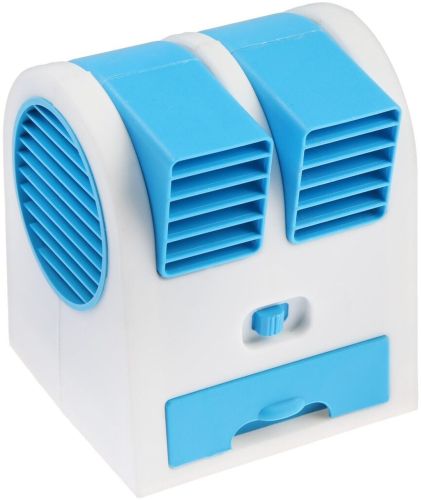 Міні кондиціонер з зволожувачем Mini Fan HB - 0199 настільний портативний вентилятор, зволожувач охолоджувач повітря для дому та офісу 2.5 W USB HB-168