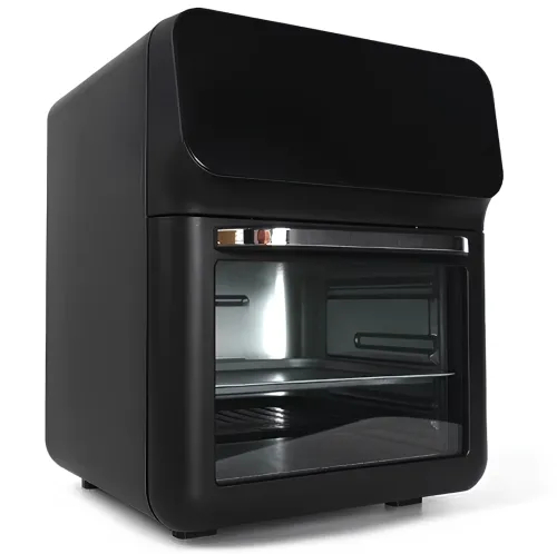 Мультипіч Аерогриль з обдувом Silver Crest FD-1015B 3000W 15л електронна аерогриль для приготування їжі без олії 10 програм настільна фритюрниця від мережі