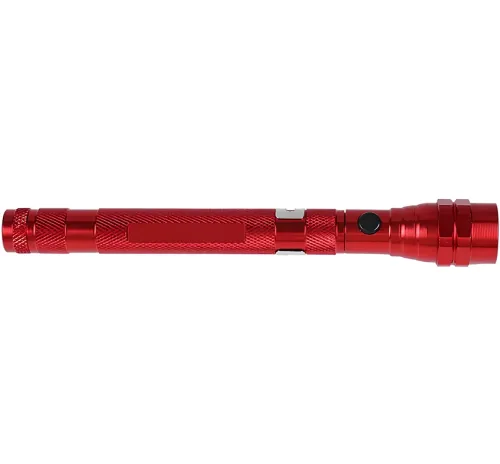 Телескопический ручной фонарь X-Balog BL-T91 светодиодный гибкий LED фонарик с магнитом на батарейках для освещения и захвата металлических предметов