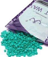 Кольоровий віск в гранулах для воскоплава Konsung Hot Wax 300 грам професійний низькотемпературний плівковий віск для депіляції всіх типів шкіри
