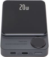Бездротовий магнітний павербанк Power Bank Q9 20W MagSafe 10000 mAh зовнішній акумулятор USB Type-C Lightning зарядний пристрій для IOS Android