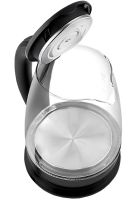 Електрочайник Bitek BT - 3110 на 1.8 л дисковий скляний електричний чайник з LED підсвічуванням, індикатором роботи і автовідключенням Бітек 2400W