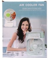 Настільний вентилятор зі зволожувачем Air Cooler Fan CX-39 600 мл кондиціонер з водяним охолодженням повітря, відсіком для льоду і RGB підсвічуванням від USB