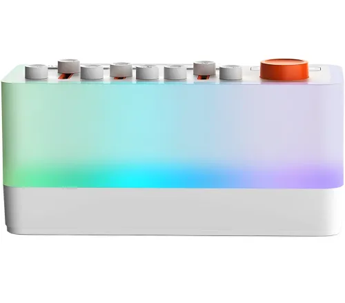 Генератор белого шума Calmiro S660 Pro 3 в 1 c Bluetooth колонкой и RGB подсветкой, аккумуляторная колонка ночник со звуками природы JoyPro S10