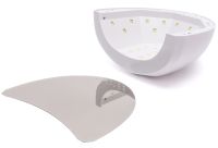 Професійна лампа для манікюру і педикюру SUNone Nail Lamp 48W UV LED з таймером White апарат для сушіння гель лаку і гелю для нігтів Білий