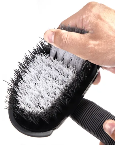 Щітка для чищення автомобільних шин Car Clean Brush T-631 13 см чистяча щітка для миття, гуми та очищення килимків у важкодоступних місцях Navaliya