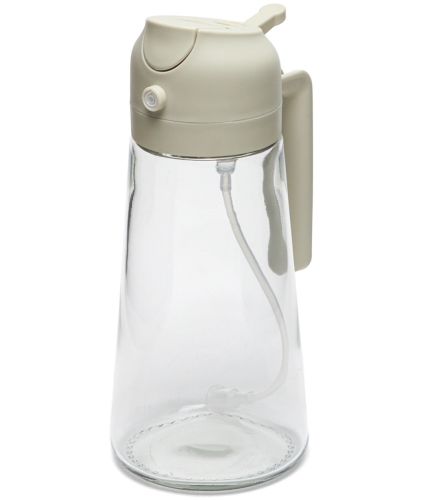 Диспенсер з розпилювачем для олії Multifunctional Oiler LY-643 470 мл скляна спрей пляшка з дозатором для оцту та зберігання рідких продуктів
