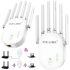 Бездротовий WI-FI ретранслятор Repeater Pix-Link LV-WR60T підсилювач сигналу до 300 Мбіт з WLAN ретранслятор розширювач діапазону вай фай роутера 6 антен