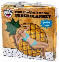 Пляжне 3D покривало Bigmouth Beach Blanket Pineapple YX008 безворсовий пляжний килимок 135х142 см підстилка для пікніка, рушник для пляжу Ананас