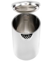 Електрочайник Domotec MS-5028 на 1.8 л настільний дисковий електричний чайник Domotec 1500W з індикатором роботи та автовідключенням від мережі Білий