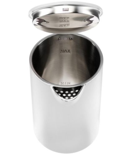 Електрочайник Domotec MS-5028 на 1.8 л настільний дисковий електричний чайник Domotec 1500W з індикатором роботи та автовідключенням від мережі Білий