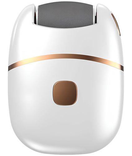 Електрична пемза для ніг і стоп Electric Foot Grinder BJ-666 бездротова акумуляторна шліфувальна пилка для видалення грубої шкіри від USB Біла