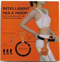Масажний обруч тренажер Intelligent Hula Hoop 7803 хулахуп для схуднення живота боків з регульованою довжиною і автоматичним підрахунком Black-orange