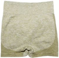 Жіночі безшовні шорти Lifting Yoga Shorts XZY8855 стягуючі спортивні велосипедки з високою талією та ефектом пуш ап для фітнесу Жовті S-XXL