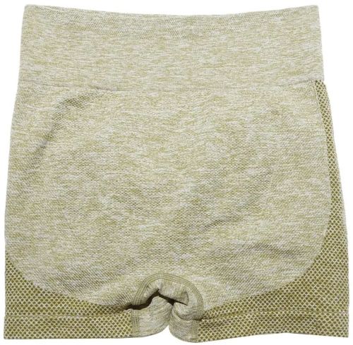 Жіночі безшовні шорти Lifting Yoga Shorts XZY8855 стягуючі спортивні велосипедки з високою талією та ефектом пуш ап для фітнесу Жовті S-XXL
