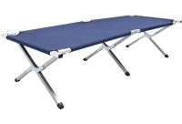 Розкладне ліжко для кемпінгу Camp Bed 190х65 см портативна складна розкладачка з алюмінієвим каркасом до 120 кг ліжко-розкладачка з чохлом