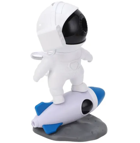 Лазерний нічник-проектор Астронавт Rocket Astronaut BL-07 світлодіодний LED нічник c проекцією зоряного неба, проектор космонавт з пультом від USB