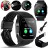 Наручний Смарт годинник Smart Watch T8 Black c камерою, диктофоном і фітнес трекером, акумуляторний розумний Bluetooth годинник з пульсоміром Чорні