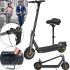 Складаний електросамокат Ninebot KickScooter Max G30 600W з переднім амортизатором і сидінням до 140 кг, електричний самокат E-Scooter 15AH до 50 км