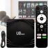 Смарт приставка Smart TV Box U8 Mini 4Gb/32GB Android з пультом, ТВ медіаплеєр 4K Андроїд з вбудованим Wi-Fi модулем для телевізора Чорна