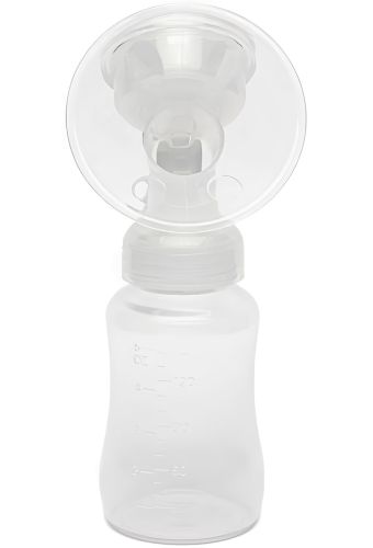 Ручной молокоотсос Manual Massage Breast Pump RH-188 с массажной насадкой, бутылочкой и соской для кормления и хранения грудного молока 150 мл