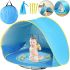 Дитячий Пляжний намет з басейном WM-Baby Pool ігровий Автоматичний водонепроникний тент із захистом від сонця від 3-х років 70х117х79 см Блакитний
