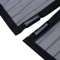 Антимоскітна сітка на магнітах Magic Mesh Black 90х210 см розсувна магнітна москітна штора від комах комарів і мух на двері Чорна Меджик Меш