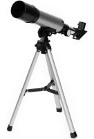Телескоп зі штативом Telescope а36050 телескоп-монокуляр на тринозі з двома окулярами 90 х астрономічний монокуляр для спостережень за космосом Срібний