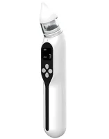 Дитячий акумуляторний назальний аспіратор Baby Nasal Aspirator NS-D1004 — електричний аспіратор для носа з насадками та вбудованою музикою через USB