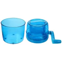 Ручний подрібнювач льоду Ice Shaver RD-125 500 мл механічна міні дробарка 20х13.5х11 см портативний вертикальний криголам для коктейлів і напоїв