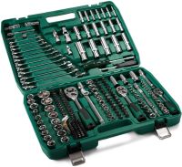 Набір інструментів в кейсі New Tools на 216 предметів, автомобільний ручний комплект автоінструментів головок біт ключів для машини у валізі Ultra