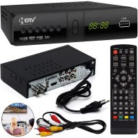 Цифровий ефірний тюнер Openbox Gold 11077 DVB-T2 приставка для телевізора з дисплеєм, ТВ ресивер EL - 009 C роз'ємом під WiFi і пультом IPTV, HDMI H. 264
