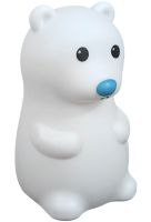 Настольный силиконовый ночник Медведь Bear Silicone Night Light DC-7653 детский аккумуляторный светильник с RGB подсветкой и сенсорным датчиком USB