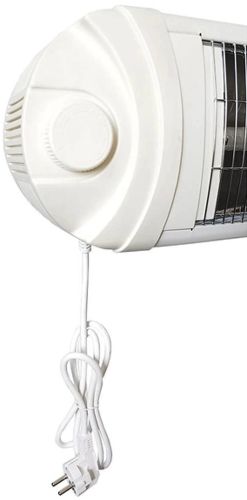 Інфрачервоний електричний обігрівач Awox Ecotec 2500W кварцовий підлоговий електрообігрівач, настінний УФО з телескопічною ніжкою для дому