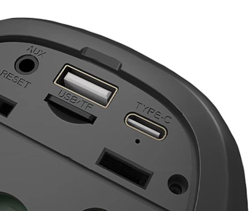 Бездротова колонка зі світломузикою Hopestar P50 mini Black портативна Bluetooth міні акустика з RGB підсвічуванням USB AUX для Android IOS Чорна