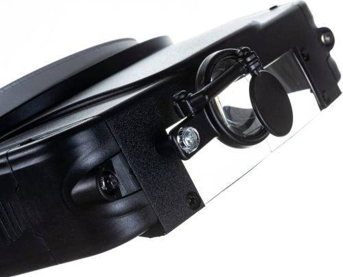 Бінокулярні налобні окуляри з підсвічуванням Led Magnifier EL-81007 11x налобна збільшувальна лупа на голову для ювелірів, пайки і читання MG81007-C