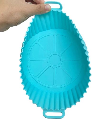 Силіконова форма для випічки Food Grade Silica 880-2 універсальна кругла формочка з ручками 16 см лоток для смаження і запікання в фритюрниці