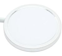 Бездротове зарядний пристрій Magsafe Magnetic універсальна магнітна зарядка магсейф для телефону і навушників IOS Android з виходом Type-C Біла