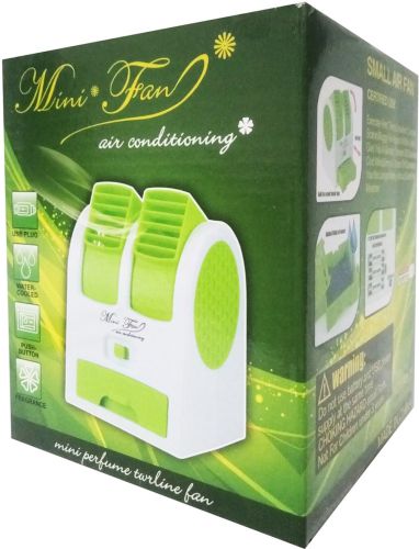 Міні кондиціонер з зволожувачем Mini Fan HB - 0199 настільний портативний вентилятор, зволожувач охолоджувач повітря для дому та офісу 2.5 W USB HB-168