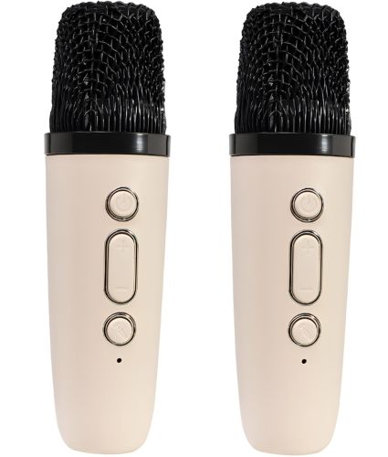 Дитячий бездротовий караоке Speaker K12 2 мікрофони Bluetooth світлодіодна портативна колонка з RGB підсвічуванням на акумуляторі USB AUX LY-736