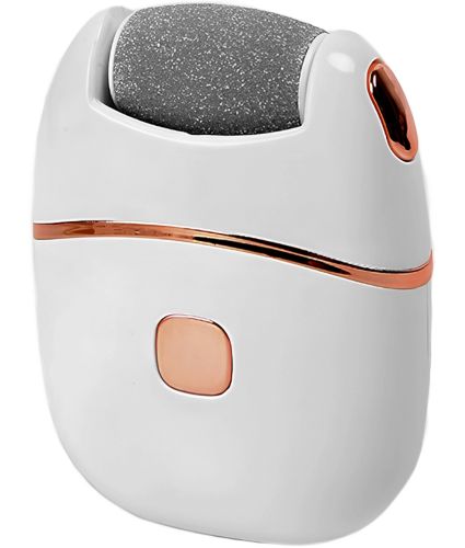 Електрична пемза для ніг і стоп Electric Foot Grinder BJ-666 бездротова акумуляторна шліфувальна пилка для видалення грубої шкіри від USB Біла