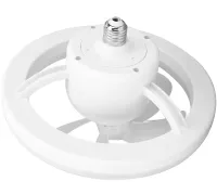 Електричний стельовий вентилятор із LED-лампою Fan Light CHP-008 2835 2-в-1 у патроні E27 з пультом дистанційного керування, RGB-люстра з вентилятором